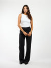 Marley | Wide leg pantalon | Zwart | Tall