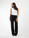 Marley | Wide leg pantalon | Zwart | Tall