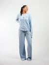 Nora pyjama top | Co-ord set | Blauw | Tall