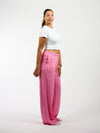 Nora pyjama pants | Co-ord set | Roze gestreept | Tall