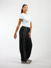 Noor Parachute Pants | Zwart | Tall