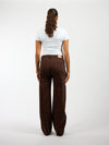 Zoey Barrel Jeans | Mid-waist | Brown | Stretch | Tall