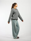 Leila Knit | Gestreept zwart wit | Tall
