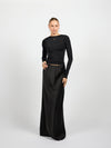 Sammy Satin Skirt | Zwart | Tall