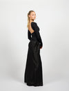 Sammy Satin Skirt | Zwart | Tall