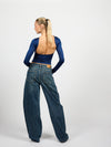 Lucie top open rug | Longsleeve | Navy | Tall