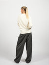 Camille knit | Off-white | Rode opdruk | Tall