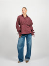 Millie blouse | Rood geruit | Tall