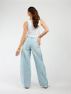 Olivia Balloon Jeans | Mid-waist | Mixed denim | Tall