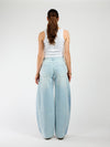 Olivia Balloon Jeans | Mid-waist | Mixed denim | Tall