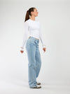 Liza long sleeve top | White | Tall