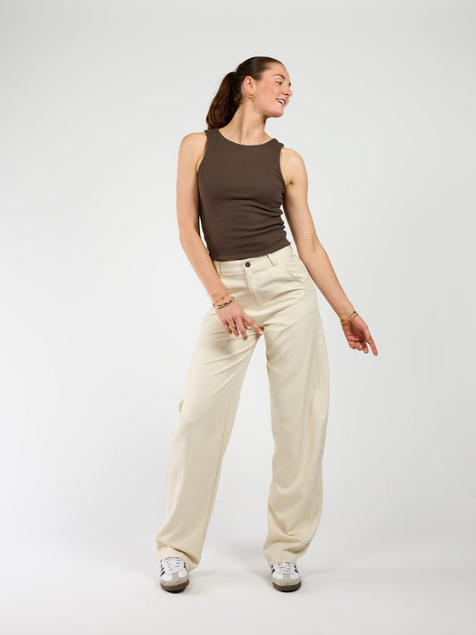Bobby Balloon Pantalon | Cream | Tall
