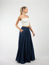 Celine Maxi Skirt | Dark Blue | Tall