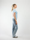 Liza short sleeve top | Light Blue | Tall