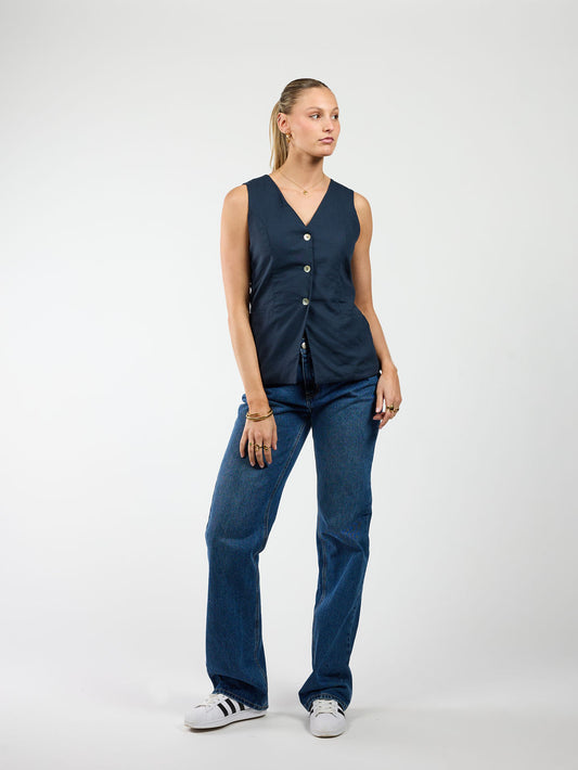 Lauren gilet | Navy | Tall