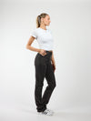 Grace Straight Leg Jeans | Dark grey | Stretch | Tall