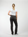 Grace Straight Leg Jeans | Dark grey | Stretch | Tall