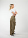 Noor Parachute Pants | Groen | Tall
