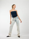 Lola Low/Mid Waist Jeans| Washed Light Blue | Tall