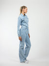 Zoë Denim Jumpsuit | Straight leg | Stretch | Blauw | Tall
