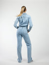 Zoë Denim Jumpsuit | Straight leg | Stretch | Blauw | Tall