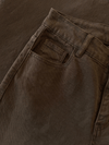 Elle | Super Wide Leg Jeans | Donkerbruin | Tall