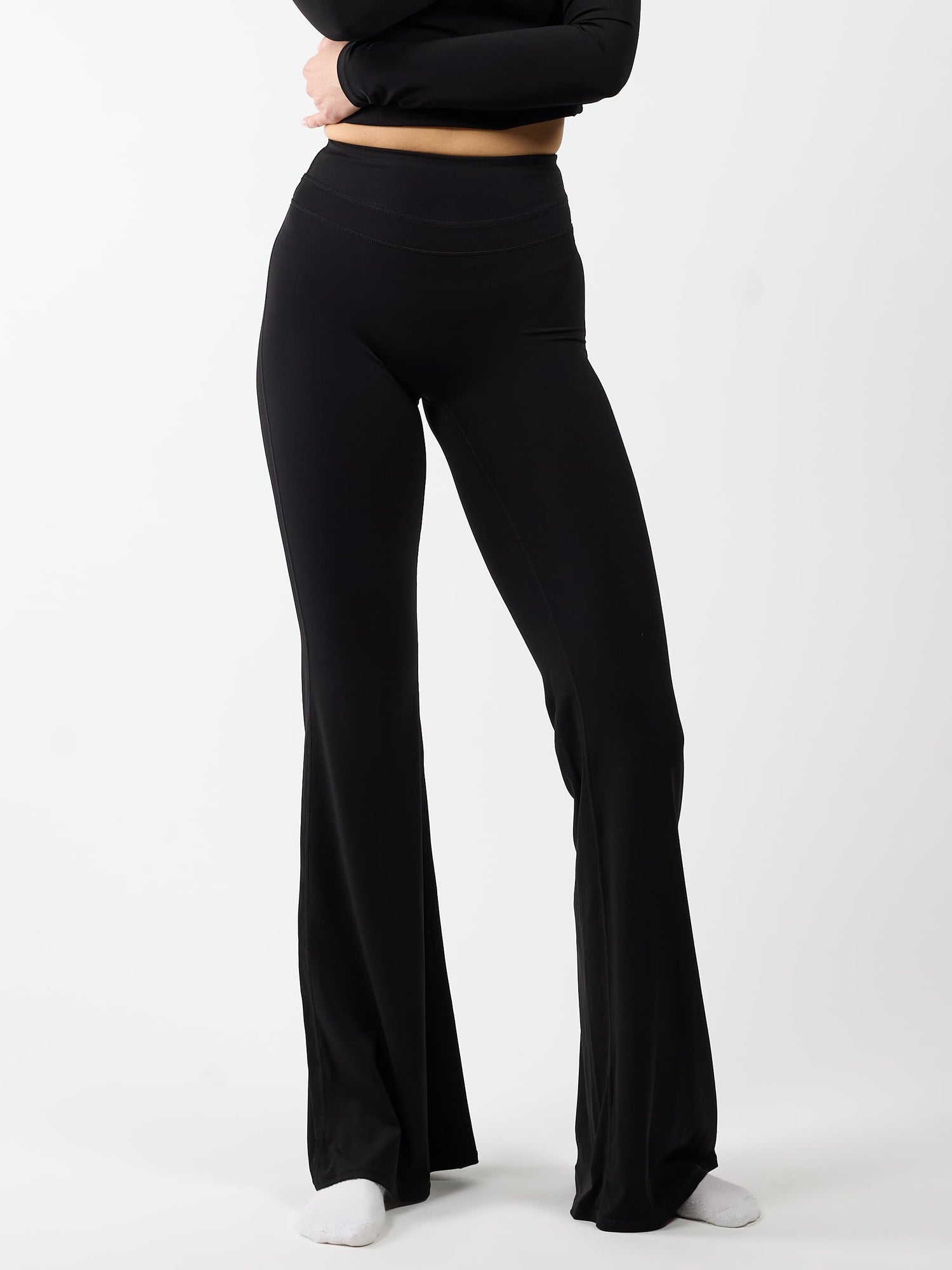 Flared legging | Sport | Zwart | Tall
