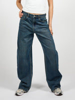 Gigi | Baggy Balloon Jeans | Ocean blue | Stretch | Tall
