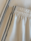 Izzy pants | Beige with stripe | Tall