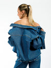 Indy | Co-ord | Denim jacket | Blauw | Stretch | Tall