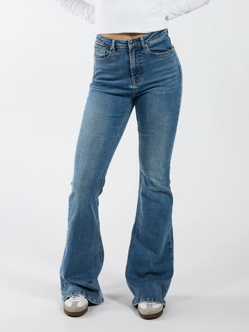 Ivy Flared Jeans | Blue | Stretch | Tall