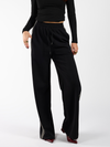 Izzy pants | Zwart met streep | Tall