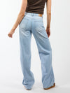 Jade Super Wide Leg Jeans | Mid waist | Blue | Tall