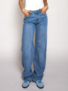 Jade Super Wide Leg Jeans | Mid-waist | Blue | Tall