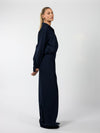 Jip | Wide-leg trousers with pleats | Navy | Tall