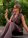 Loes Pantalon | Bruin | Tall