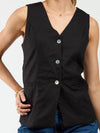 Lauren waistcoat | Black | Tall
