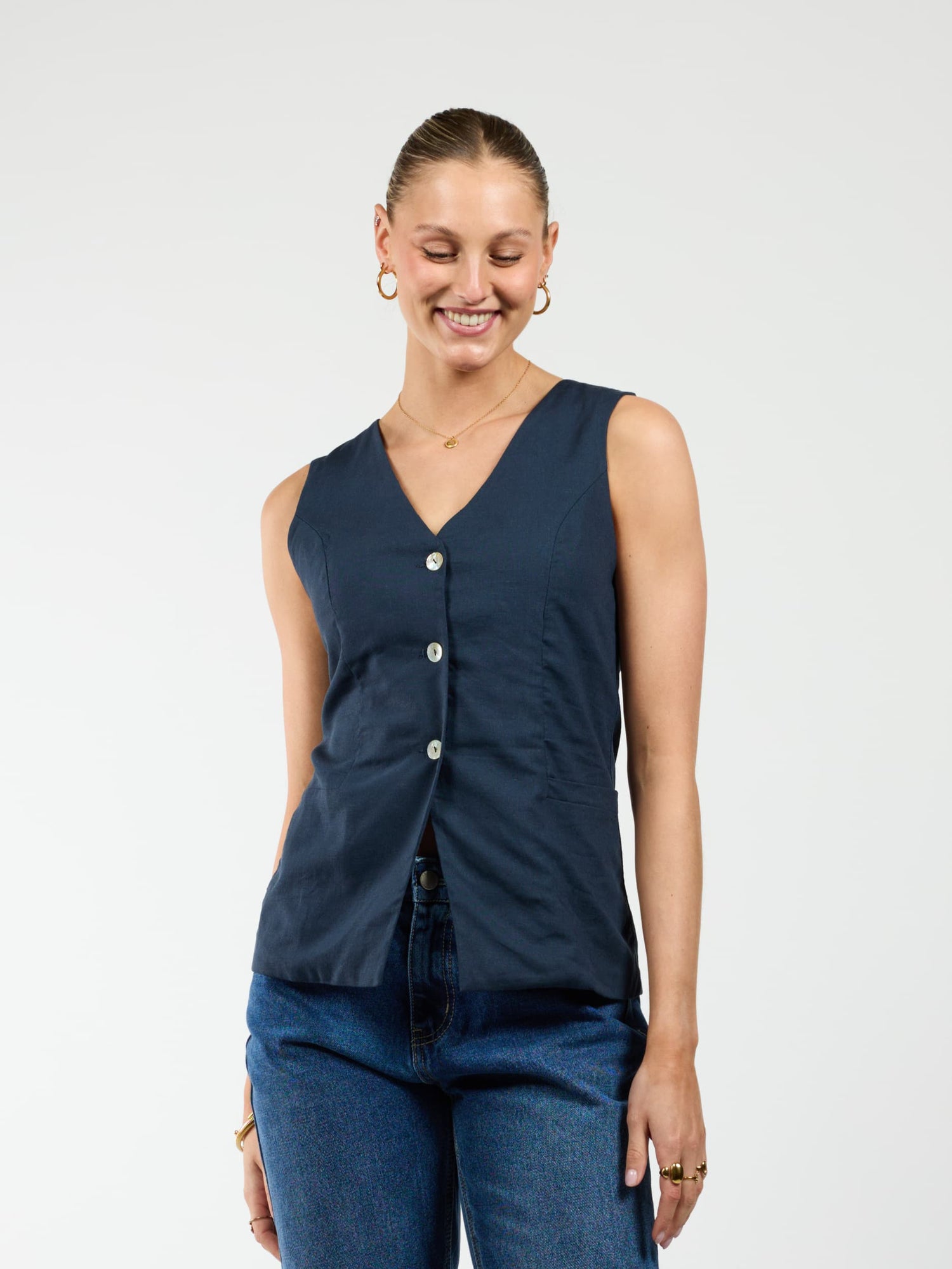 Lauren vest | Navy | Tall
