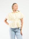 Leela fitted blouse | Yellow | Tall