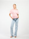 Leela getailleerde blouse | Lichtroze | Tall