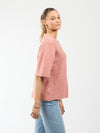 Lena Knitted Cardigan with Buttons | Pink | Tall