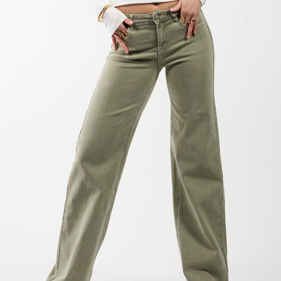 Levi Tall Wide Leg Jeans | Groen | Tall | De perfecte spijkerbroek voor ...