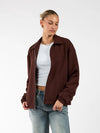 Lily jacket met kraag | Bruin | Tall