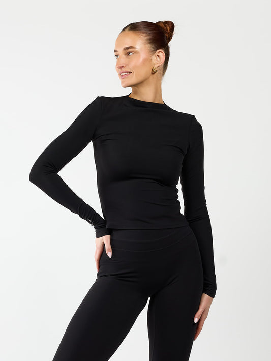 Long sleeve top | Sport | Zwart | Tall