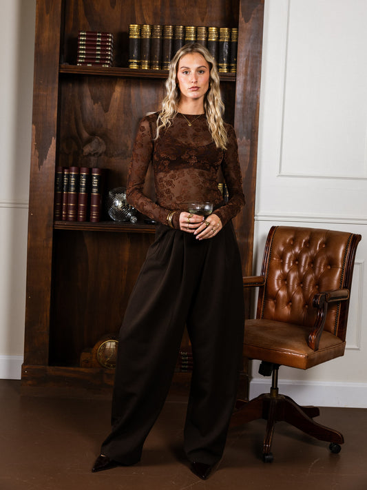 Loulou pants | Bruin | Tall
