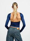 Lucie top open rug | Longsleeve | Navy | Tall