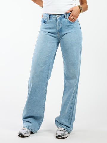 Lulu | Wide Leg Jeans | Blauw | Tall