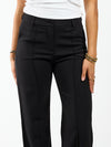 Marley | Wide leg pantalon | Zwart | Tall