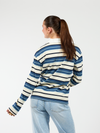 Maya Polo | Gestreept wit blauw | Tall