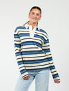 Maya Polo | Gestreept wit blauw | Tall